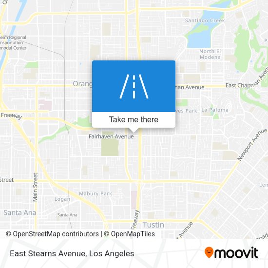 Mapa de East Stearns Avenue