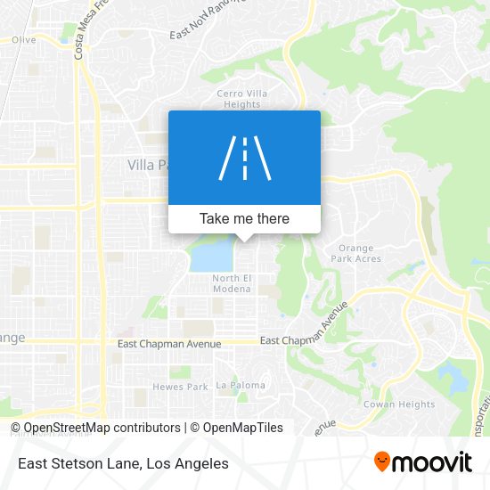 Mapa de East Stetson Lane