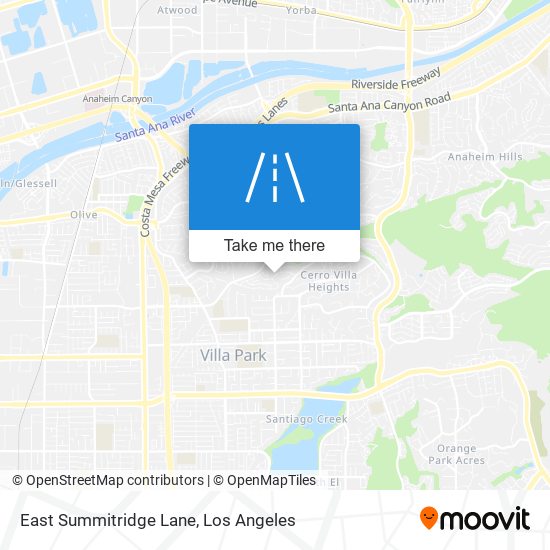 East Summitridge Lane map