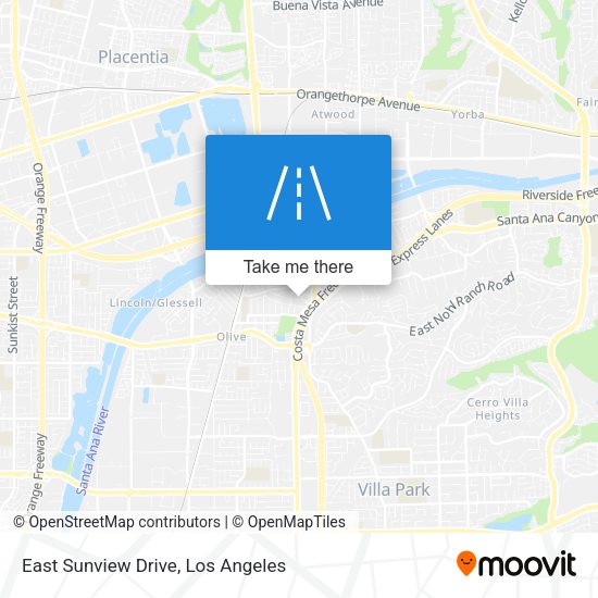 Mapa de East Sunview Drive