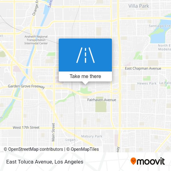 East Toluca Avenue map