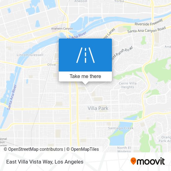East Villa Vista Way map