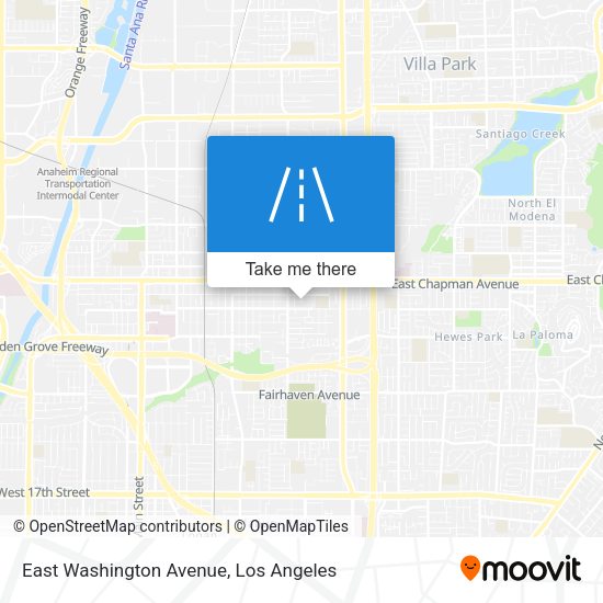 Mapa de East Washington Avenue
