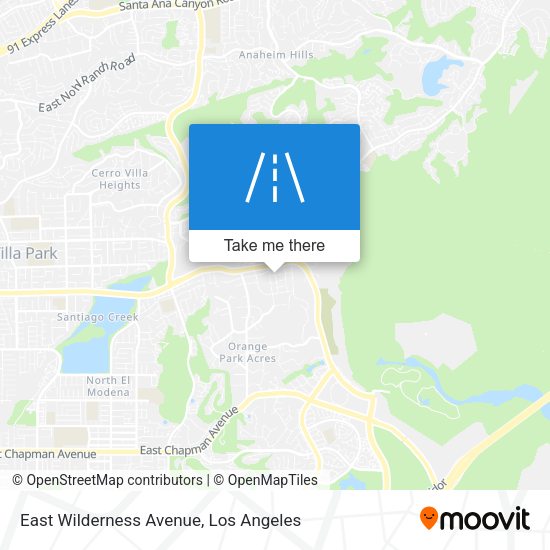 East Wilderness Avenue map