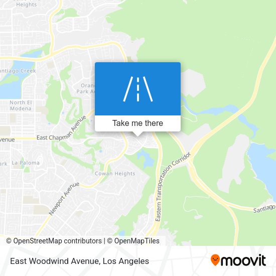 East Woodwind Avenue map