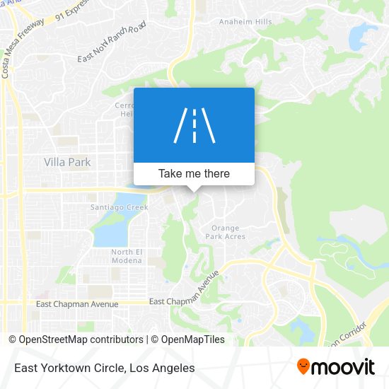 East Yorktown Circle map