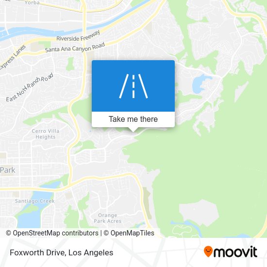Mapa de Foxworth Drive