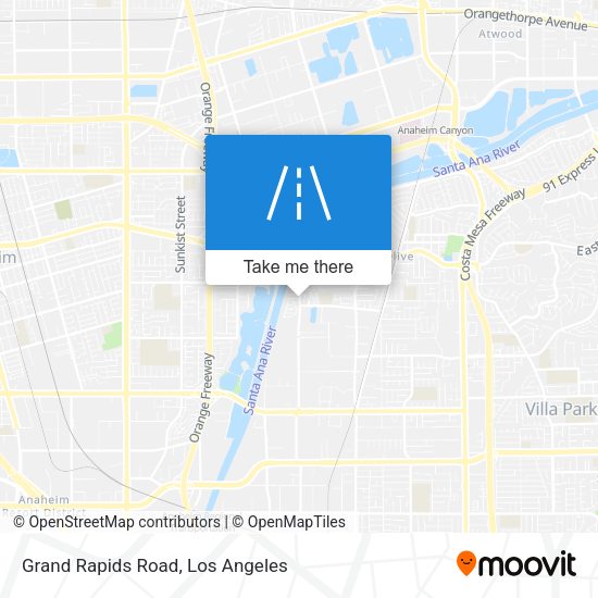 Mapa de Grand Rapids Road