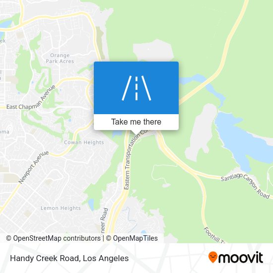 Handy Creek Road map
