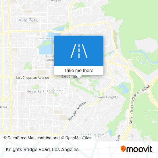 Knights Bridge Road map