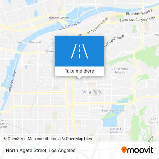 Mapa de North Agate Street