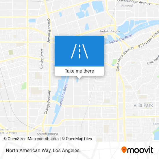 Mapa de North American Way
