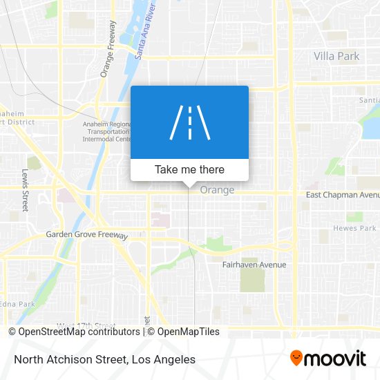 North Atchison Street map