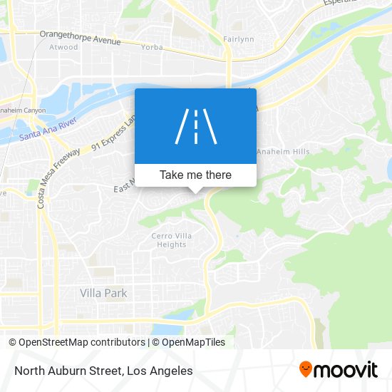 North Auburn Street map
