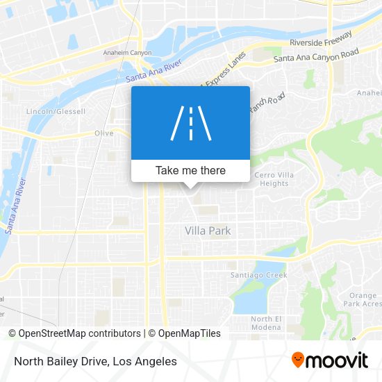 North Bailey Drive map