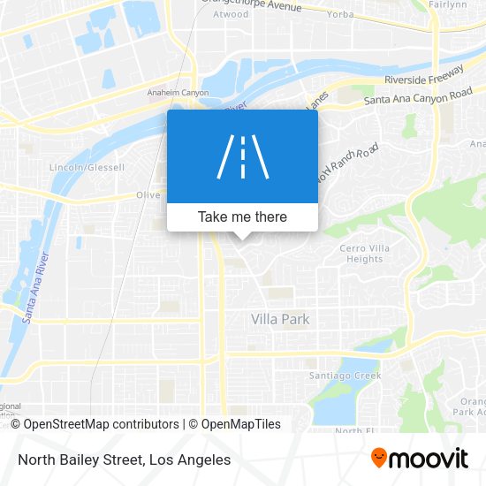 North Bailey Street map