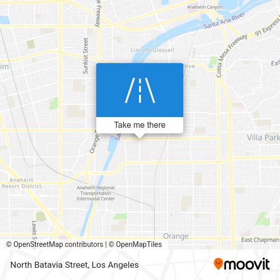 North Batavia Street map