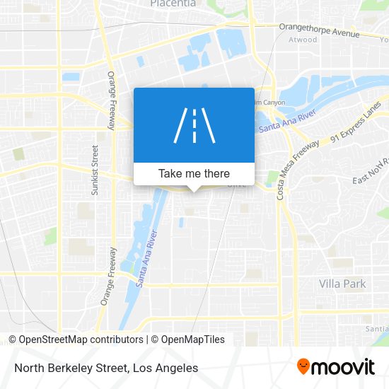 North Berkeley Street map