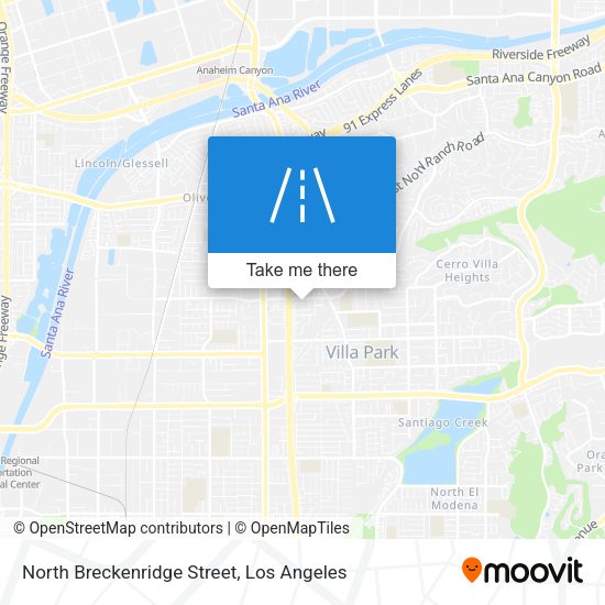 Mapa de North Breckenridge Street