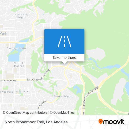 North Broadmoor Trail map