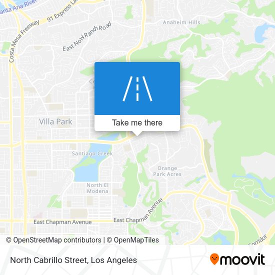 Mapa de North Cabrillo Street