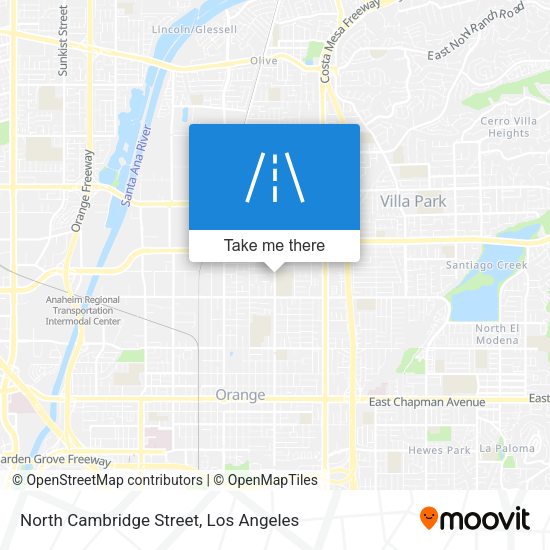 North Cambridge Street map