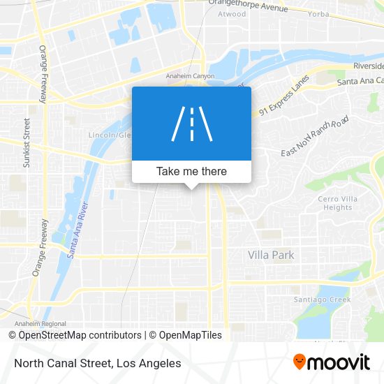 Mapa de North Canal Street