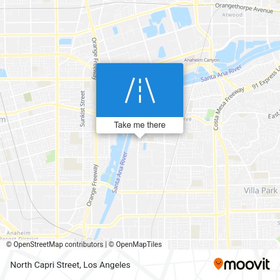North Capri Street map