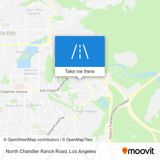 Mapa de North Chandler Ranch Road