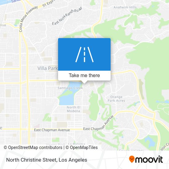 North Christine Street map