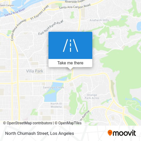 North Chumash Street map