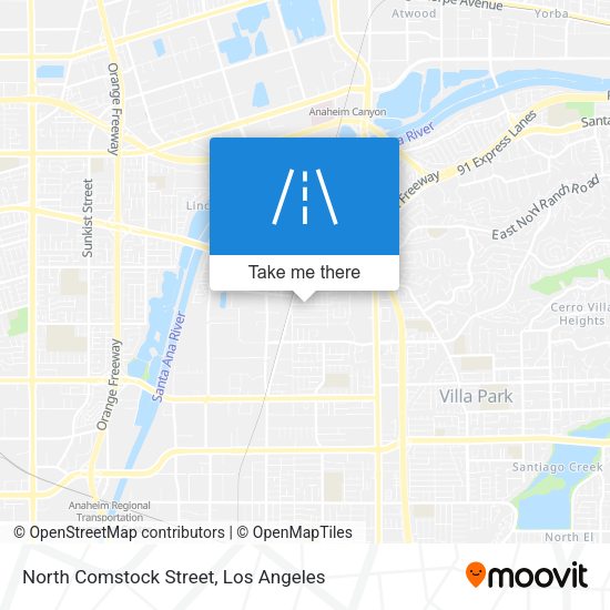 North Comstock Street map