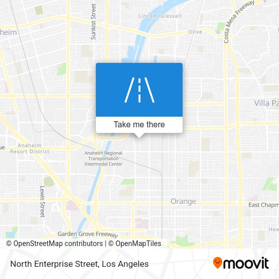 North Enterprise Street map