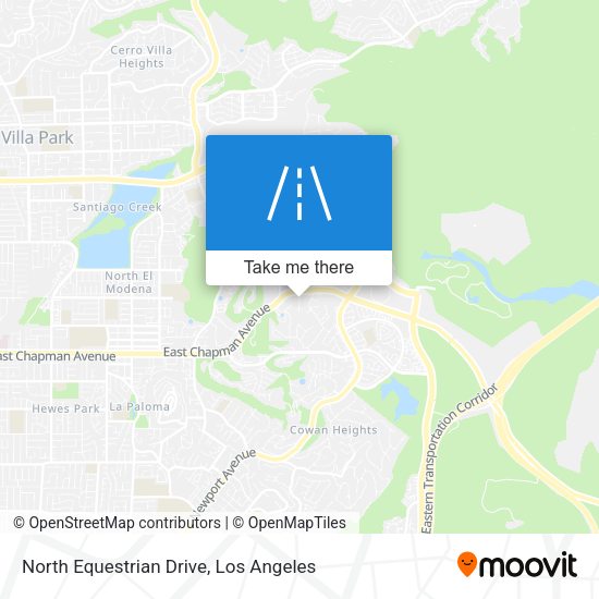 North Equestrian Drive map