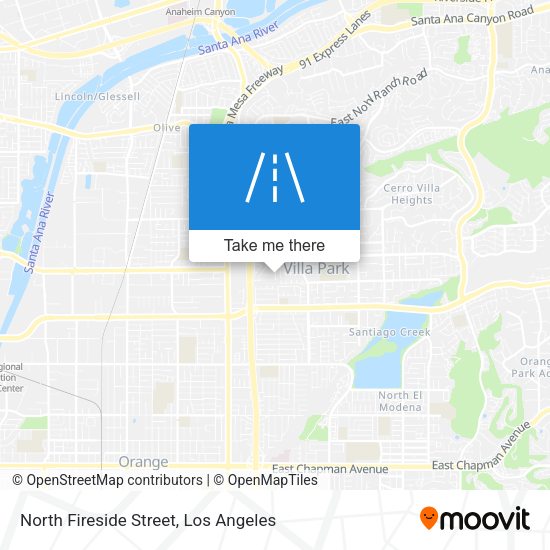 North Fireside Street map