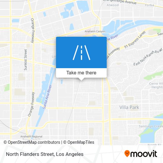 Mapa de North Flanders Street