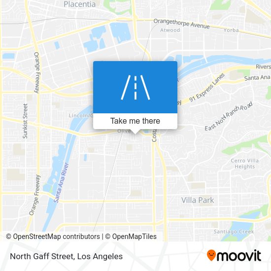 North Gaff Street map