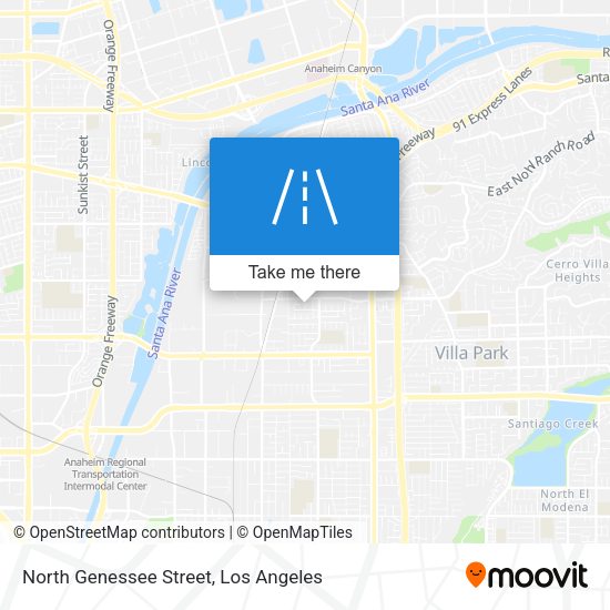 North Genessee Street map