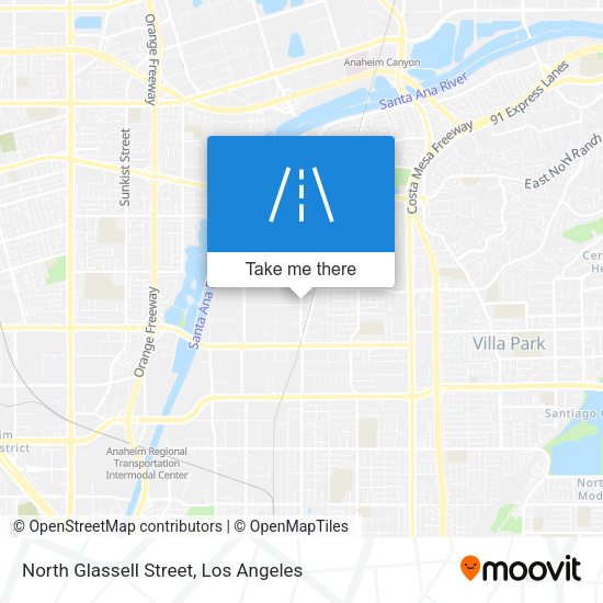 Mapa de North Glassell Street