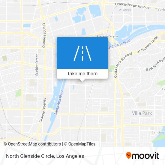 North Glenside Circle map