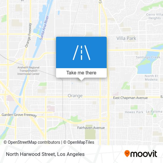 North Harwood Street map