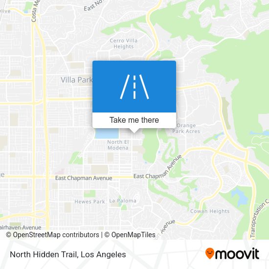 North Hidden Trail map