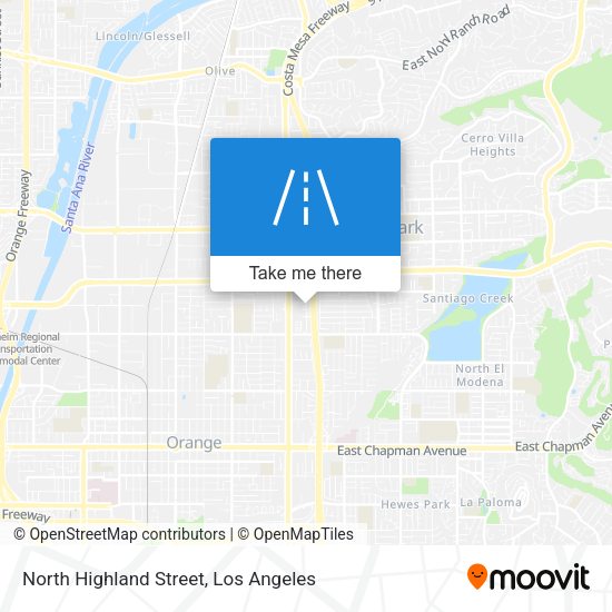 North Highland Street map