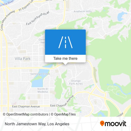 North Jamestown Way map