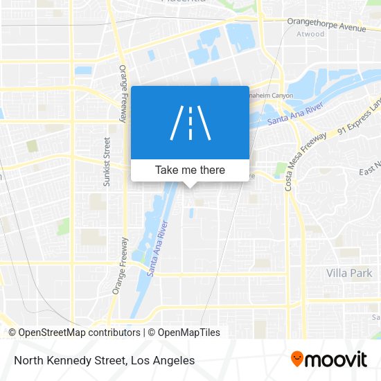 North Kennedy Street map