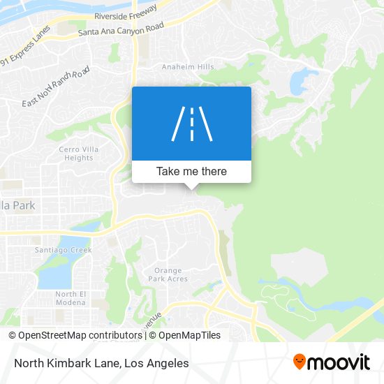 North Kimbark Lane map