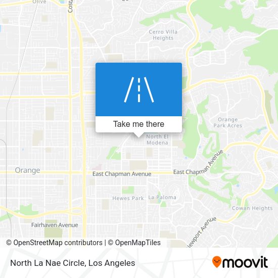 North La Nae Circle map