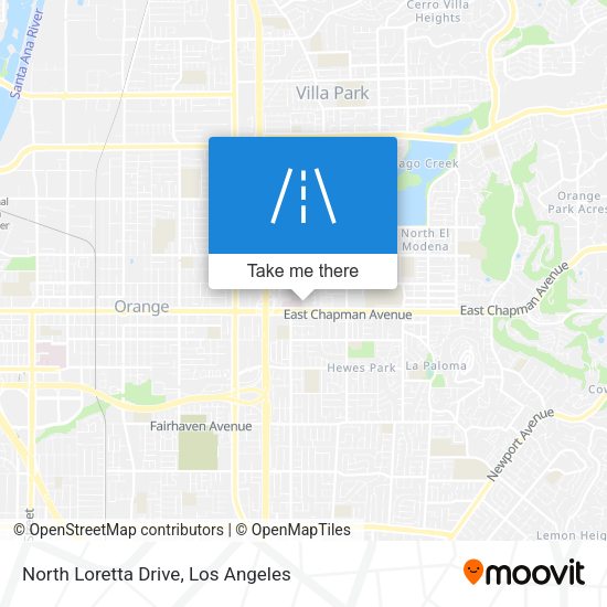 North Loretta Drive map