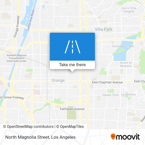 North Magnolia Street map