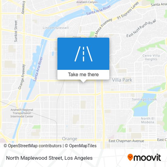 North Maplewood Street map
